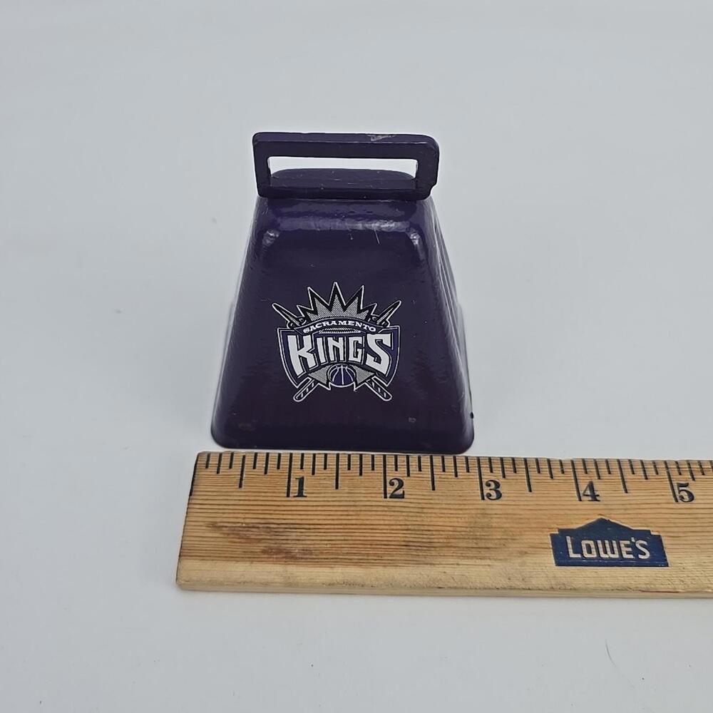 Sacramento Kings Souvenir Mini Cow Bell Rally Noisemaker- Loud Fun NBA - Picture 10 of 11